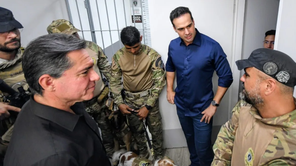 Lucas Ribeiro visita novas instalações do Dracco e reforça a importância da integração das equipes no combate ao crime organizado