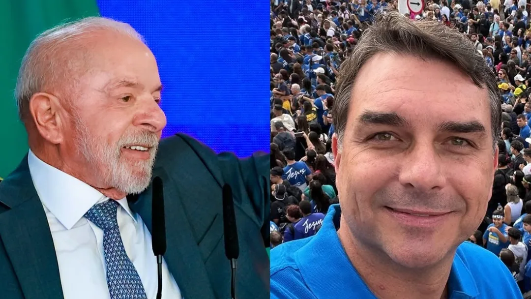 Lula e Flávio Bolsonaro ficam frente a frente pela primeira vez em debate na noite deste domingo