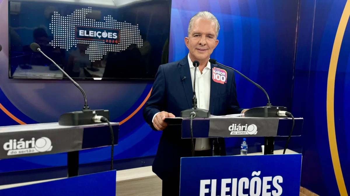 Nabor destaca propostas para o Sertão durante debate na TV Diário do Sertão