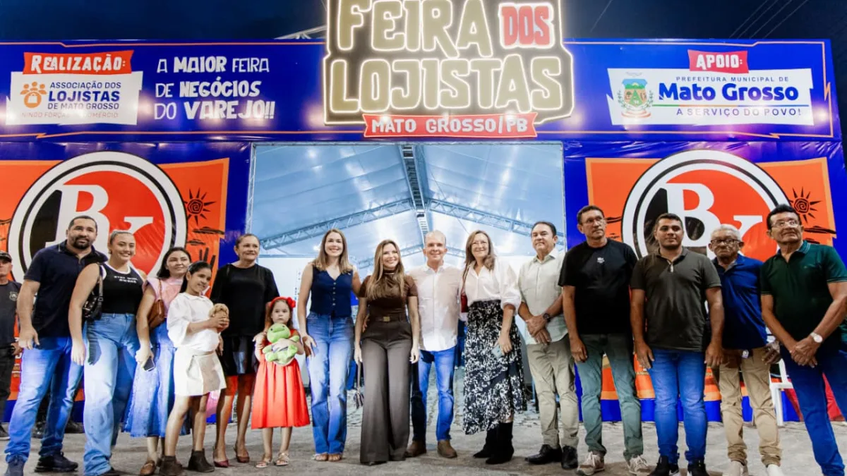 Olívia Motta e Nabor Wanderley destacam força econômica da Feira dos Lojistas de Mato Grosso e potencial do Sertão paraibano