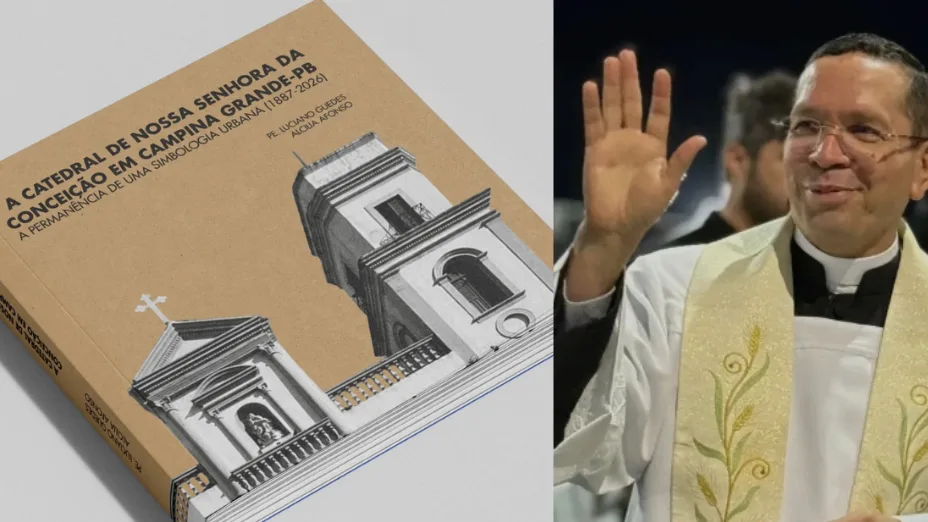 Pe. Luciano Guedes e Alcilia Afonso lançam livro sobre a Catedral de Campina Grande