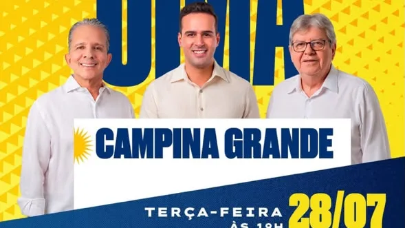 Plenária “Pra Cima” reúne Lucas Ribeiro, João Azevêdo e Nabor Wanderley nesta terça-feira em Campina Grande