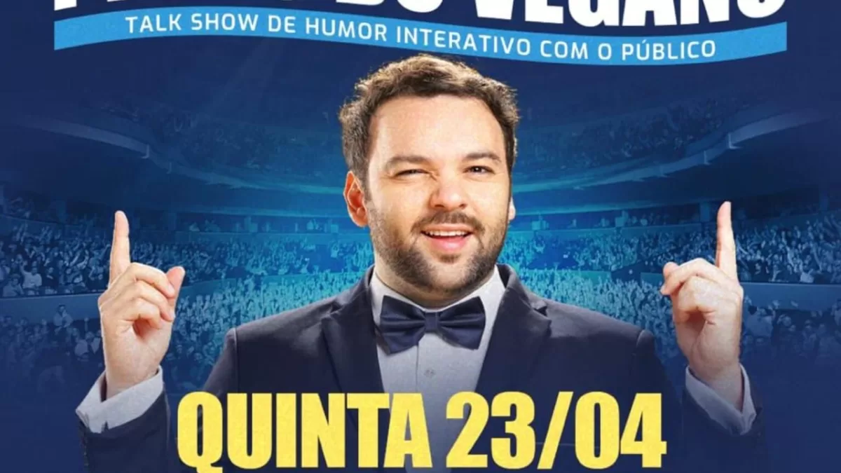 Raphael Ghanem apresenta “A Carne Só Cai no Prato do Vegano” em Campina Grande