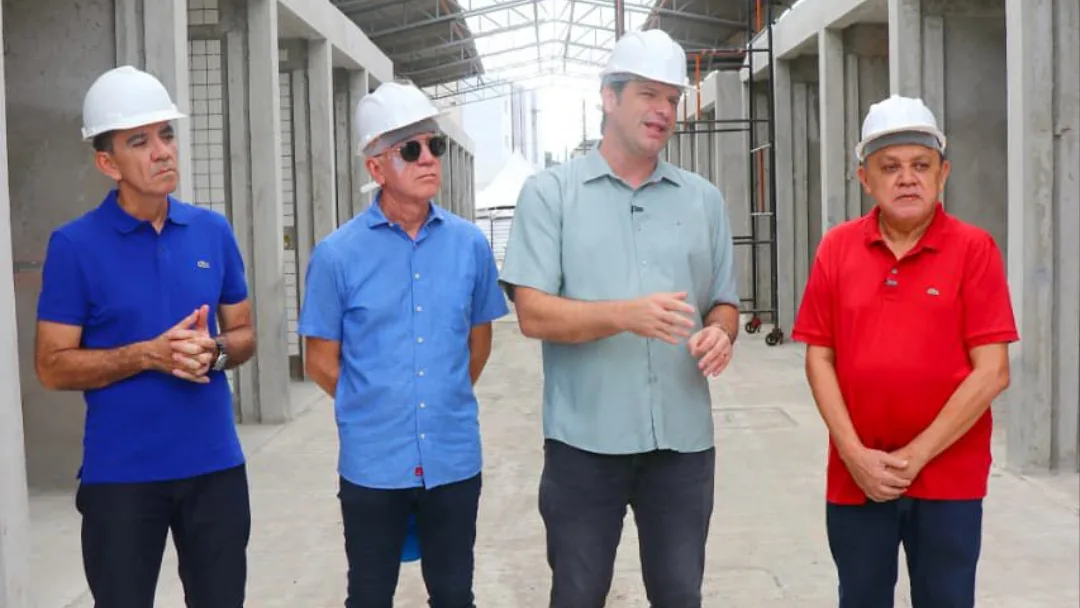 Requalificação Leo Bezerra acompanha retomada das obras e prevê entrega do Mercado do Rangel em seis meses