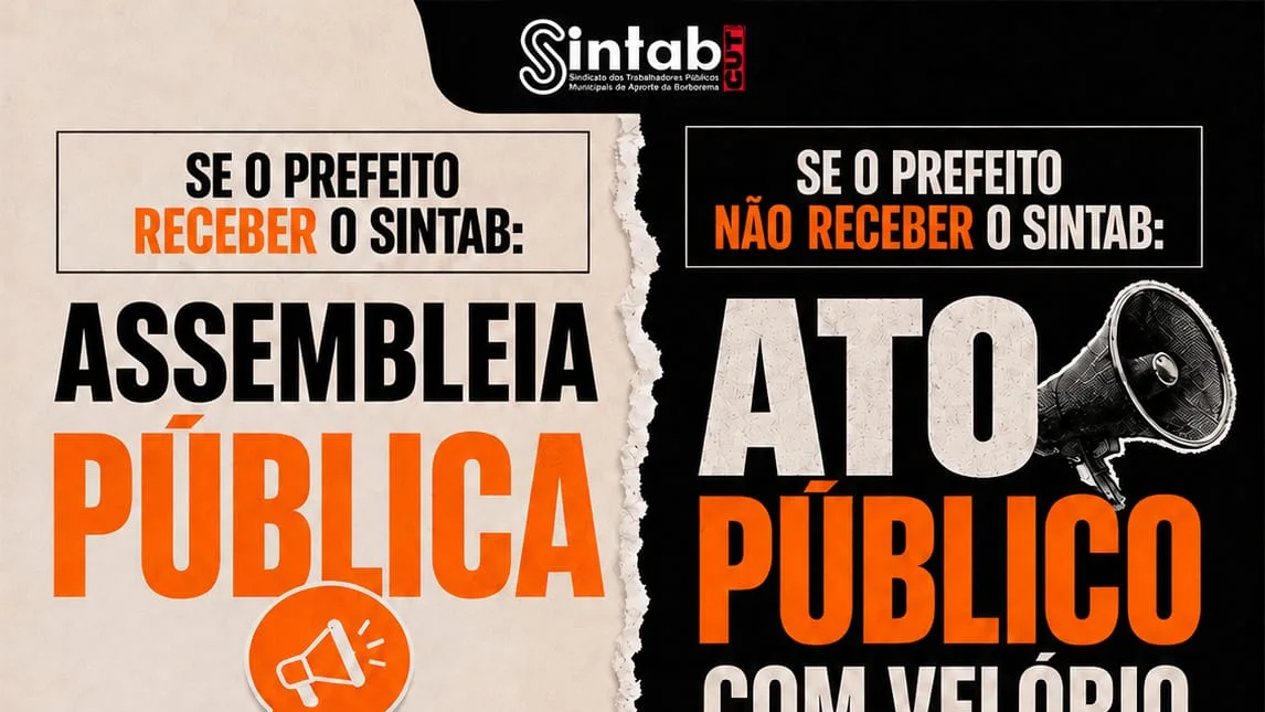 SERVIÇO PUBLICO: ASSEMBLEIA - SINTAB
