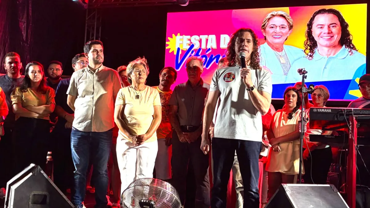 Veneziano participa de festa da vitória em Uiraúna e agradece apoio da prefeita Leninha e vídeo emocionante
