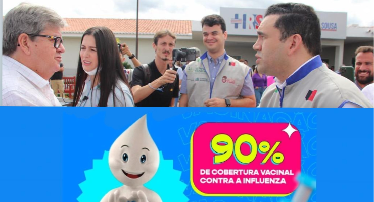 Paraíba é segundo em vacinação da influenza.