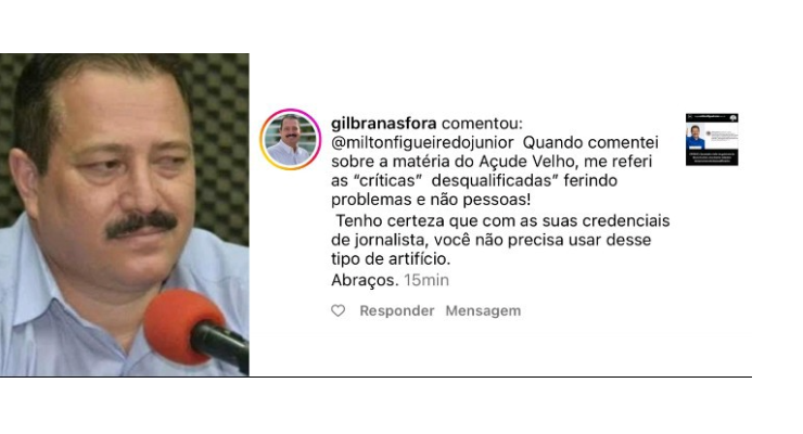 Chefe de gabinete Gilbran Asfora.