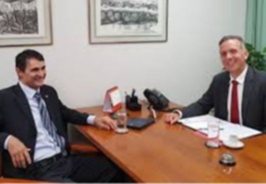Deputados federais Aguinaldo Ribeiro (PP) e Romero Rodrigues (Podemos)