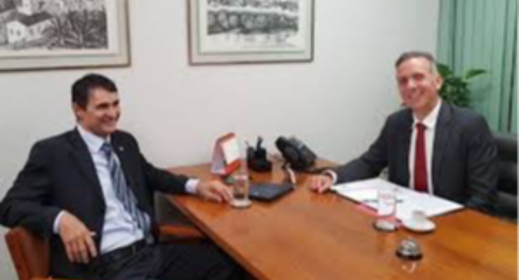 Deputados federais Aguinaldo Ribeiro (PP) e Romero Rodrigues (Podemos)