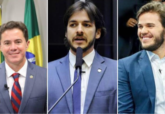 Veneziano Vital do Rego, Bruno Cunha Lima e Pedro Cunha Lima.
