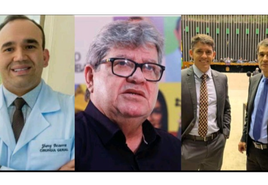 João Azevedo, Jhony Bezerra, Romero Rodrigues e Tovar Correia.
