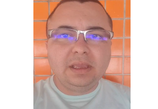 Jornalista Geovane Santos.