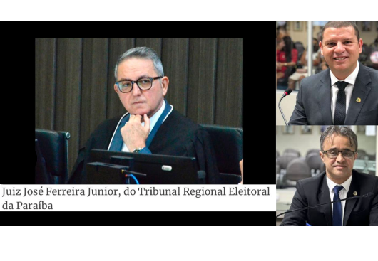 Juiz José Ferreira Junior, Waldeny Santana e Dinho Papaléguas