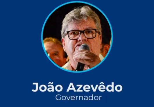 Governador da Paraíba João Azevedo.