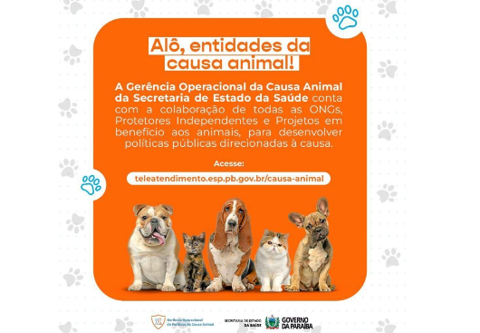 Causa animal na Paraíba.