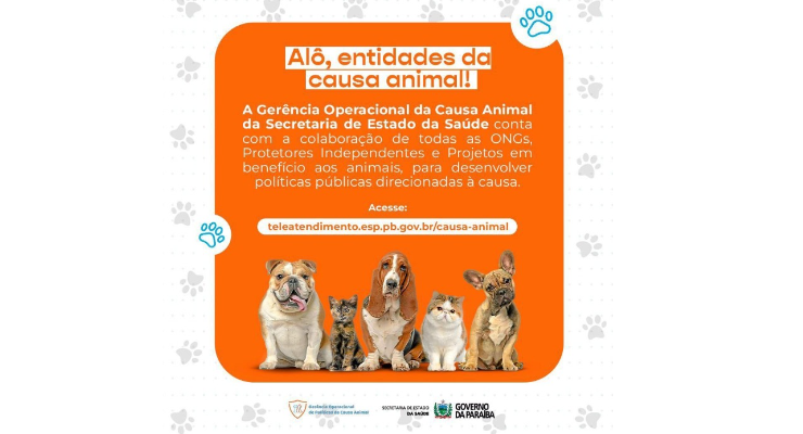 Causa animal na Paraíba.