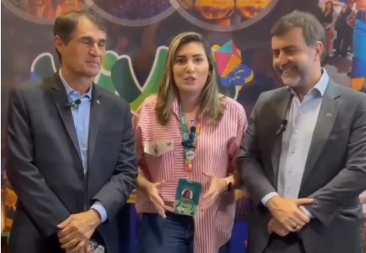 Laryssa Almeida, Romero Rodrigues e Freixo.