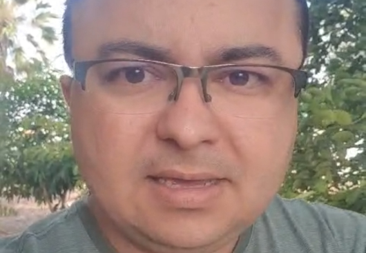 Jornalista Geovane Santos.