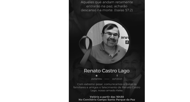 Campina se despede de um dos seus grandes empreendedores; KÉKA das Tintas Lux faleceu vítima de câncer