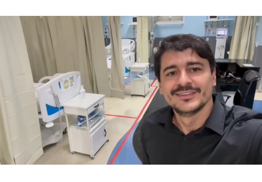 SERVIÇO PÚBLICO / VÍDEO: secretário de saúde de JP, Luís Ferreria, mostra nova UTI do hospital Santa Isabel