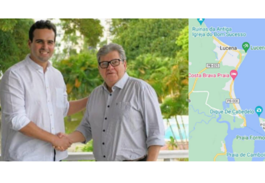 Governador da Paraíba João Azevedo e vice-governador Lucas Ribeiro.