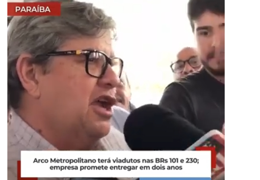 Governador da Paraíba João Azevedo.