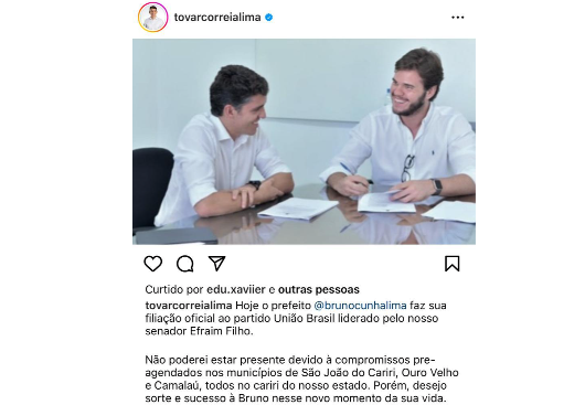 Bruno Cunha Lima e Tovar Correia Lima.