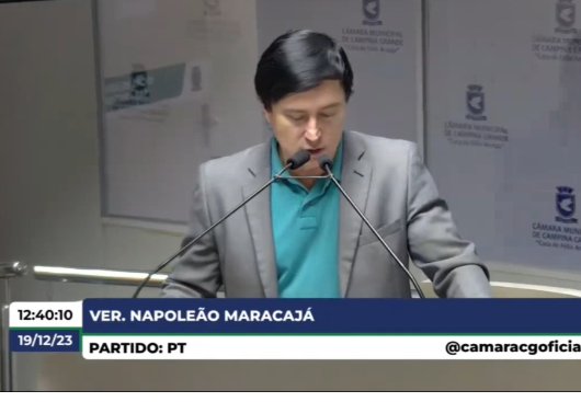 Vereador Napoleão Maracajá.