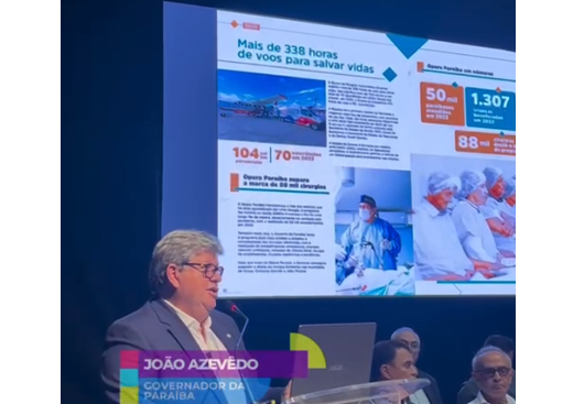 Governador da Paraíba João Azevedo.