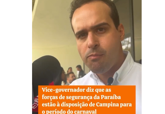 Vice-governador Lucas Ribeiro.