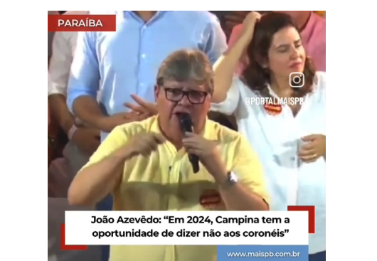 Governador da Paraíba João Azevedo.