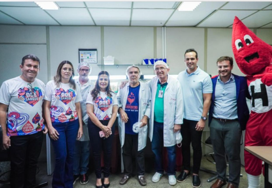 Lucas Ribeiro visita Hemocentro e faz apelo para doação de sangue no período que antecede o Carnaval