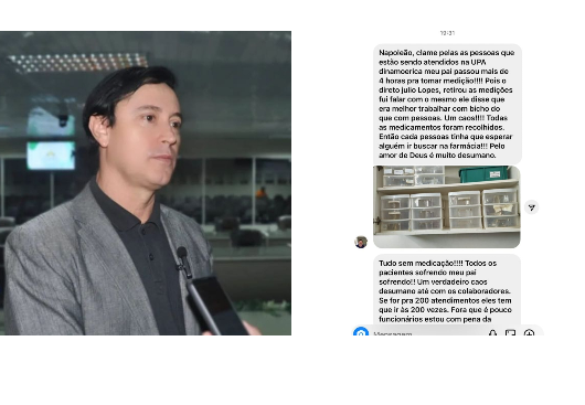 URGENTE! Desesperados, familiares de pacientes da UPA Dinamérica procuram vereador Napoleão Maracajá para denunciar descaso no atendimento