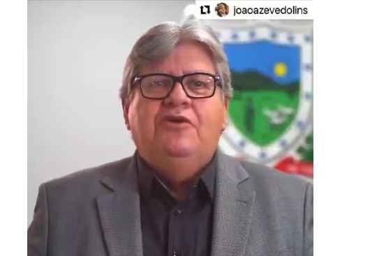 Governador da Paraíba João Azevedo.