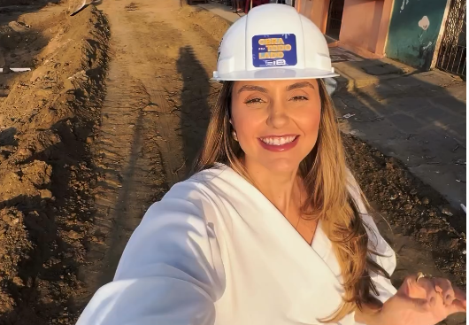REDES SOCIAIS: Primeiro-dama Juliana Figueiredo Cunha Lima apresenta obras em Campina Grande