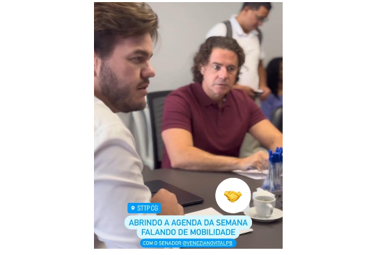 VENZIANO cai pra dentro da gestão Bruno Cunha Lima e passa a exercer força nas decisões e orientações