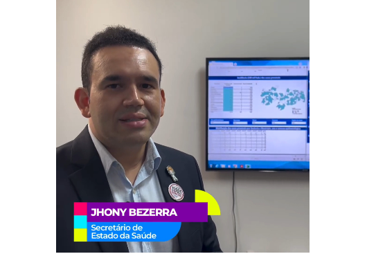 Secretário de Saúde do Estado, Dr. Jhony Bezerra.