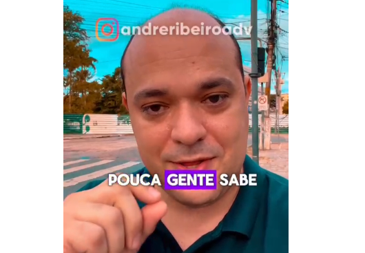 Advogado André Ribeiro.
