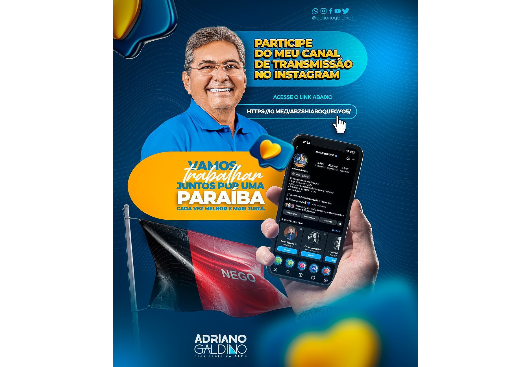 Presidente da Assembléia Legislativa da Paraíba lança canal de diálogo DIGITAL aberto com a sociedade