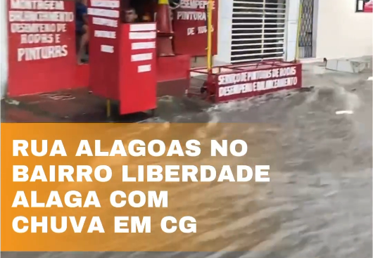 Vários pontos de alagamentos em Campina Grande