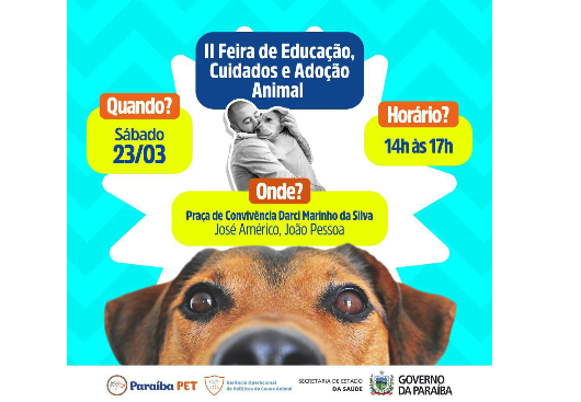 SERVIÇO PÚBLICO: II FEIRA DE CUIDADOS E DOAÇÃO ANIMAL