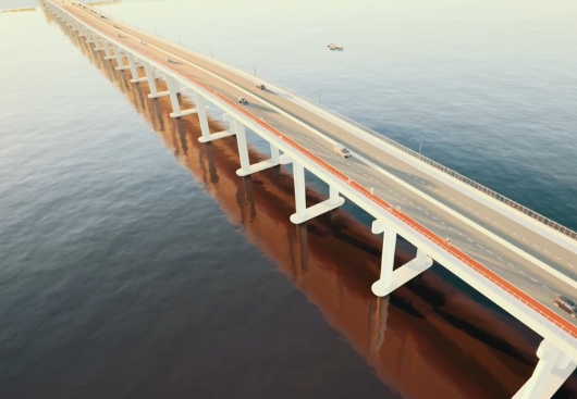 Governo da Paraíba publica edital de licitação para obras da Ponte do Futuro, que interligará Cabedelo, Santa Rita e Lucena