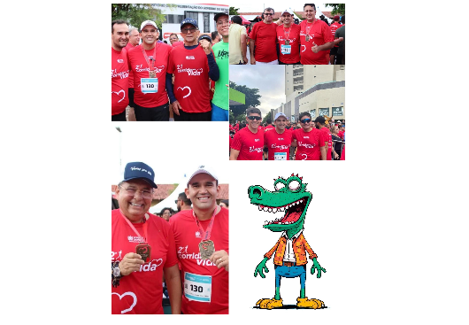 JACARÉ: as fotos que acabaram com o DOMINGO de Bruno Cunha Lima - Moacir Rodrigues, Dr. Johny Bezerra, Tovar Correia Lima & Márcio Melo