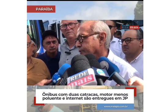 MAIS PB: 'Ônibus com duas catracas, motor menos poluente e internet são entregues em JP'