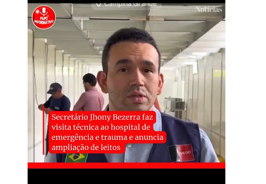 SECRETÁRIO DE SAÚDE INFORMA SOBRE AGRAVAMENTO NO AUMENTO DE PROBLEMAS RESPIRATÓRIOS E EXPANSÃO DE LEITOS