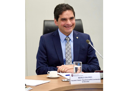 Deputado federal Murilo Galdino.