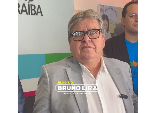 Governador da Paraíba João Azevedo.
