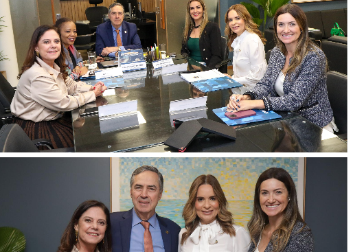 Daniella Ribeiro e Ministro Barroso