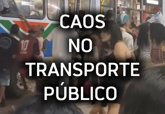 Caos no transporte público